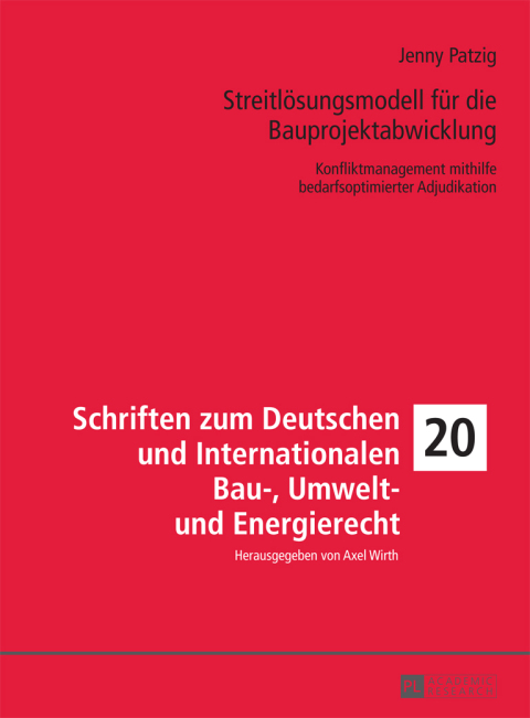 Cover image for book Streitloesungsmodell fuer die Bauprojektabwicklung