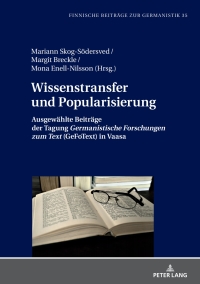 Cover image: Wissenstransfer und Popularisierung 1st edition 9783631730744
