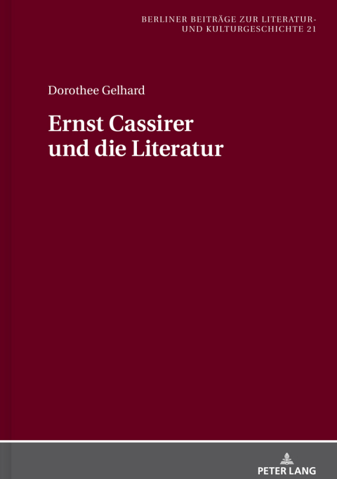 Cover image for book Ernst Cassirer und die Literatur