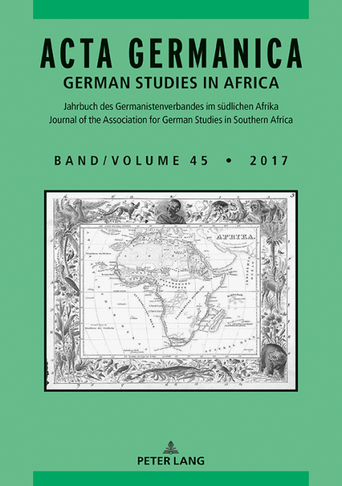 Cover image for book Acta Germanica