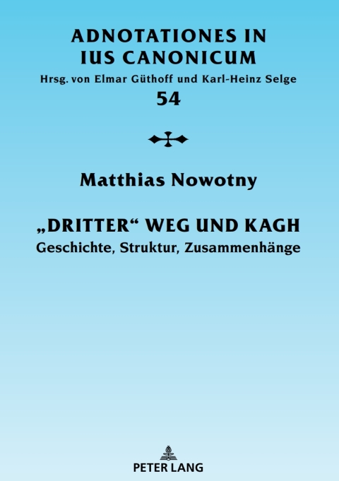 Cover image for book «Dritter» Weg und KAGH