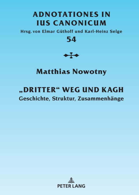 Cover image for book «Dritter» Weg und KAGH