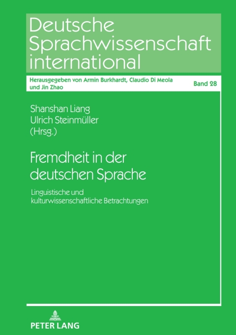 Cover image for book Fremdheit in der deutschen Sprache