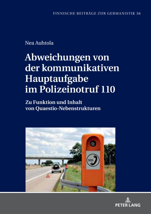 Cover image for book Abweichungen von der kommunikativen Hauptaufgabe im Polizeinotruf 110