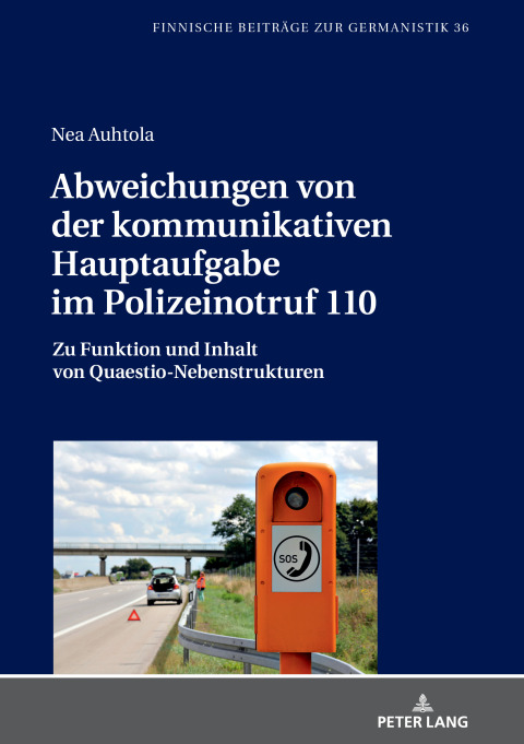 Cover image for book Abweichungen von der kommunikativen Hauptaufgabe im Polizeinotruf 110