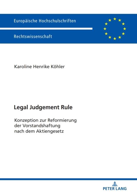 Cover image for book Legal Judgement Rule