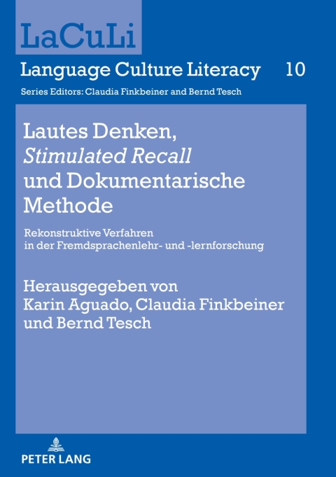 Cover image for book Lautes Denken, «Stimulated Recall» und Dokumentarische Methode