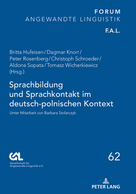 Cover image for book Sprachbildung und Sprachkontakt im deutsch-polnischen Kontext