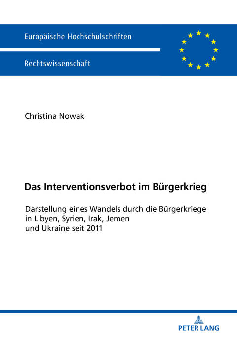 Cover image for book Das Interventionsverbot im Buergerkrieg