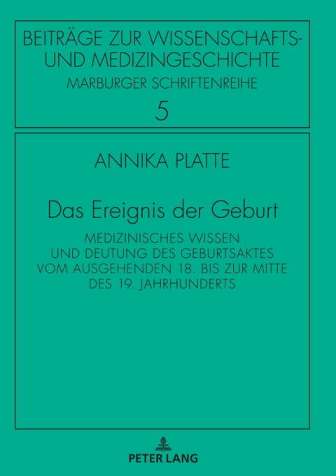 Cover image for book Das Ereignis der Geburt