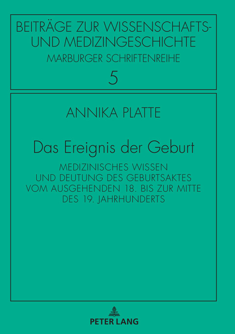 Cover image for book Das Ereignis der Geburt