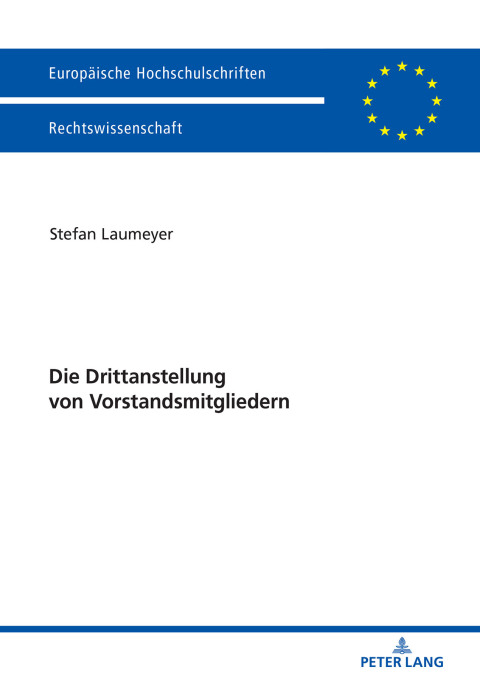 Cover image for book Die Drittanstellung von Vorstandsmitgliedern