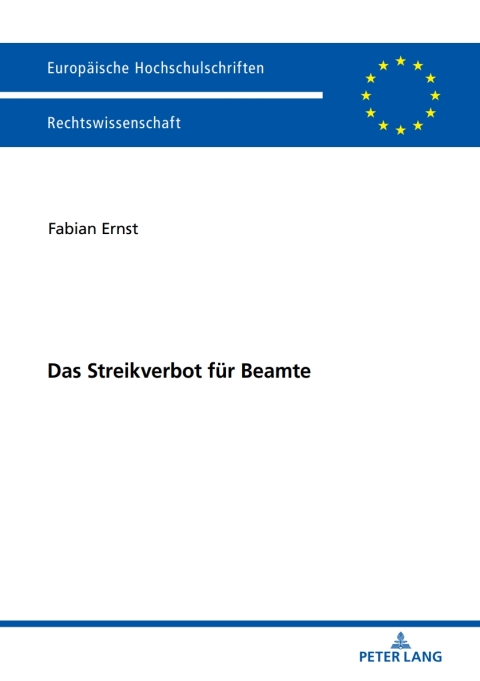 Cover image for book Das Streikverbot fuer Beamte