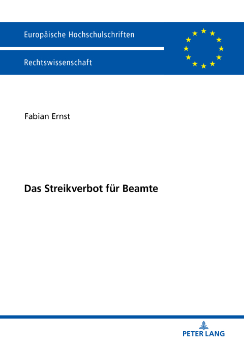 Cover image for book Das Streikverbot fuer Beamte