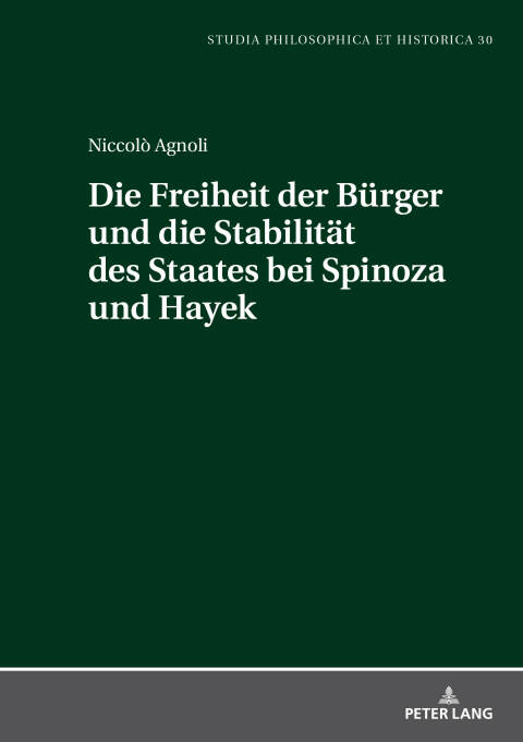 Cover image for book Die Freiheit der Buerger und die Stabiltaet des Staates bei Spinoza und Hayek