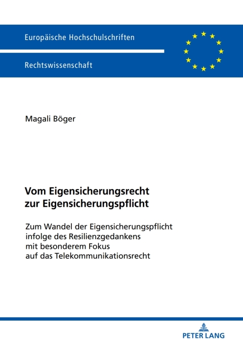 Cover image for book Vom Eigensicherungsrecht zur Eigensicherungspflicht