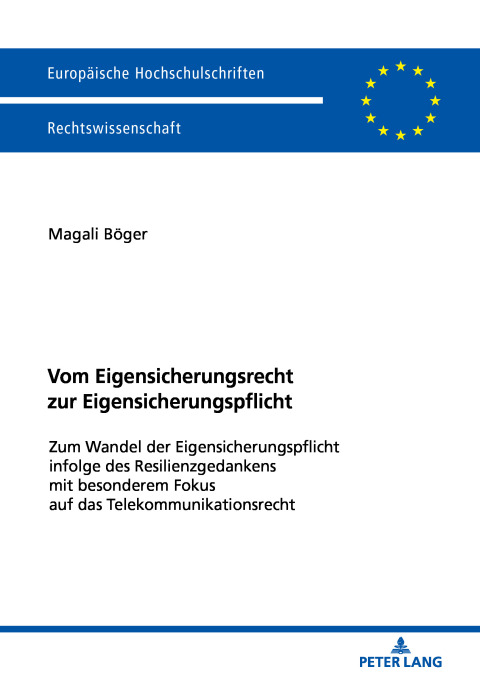 Cover image for book Vom Eigensicherungsrecht zur Eigensicherungspflicht