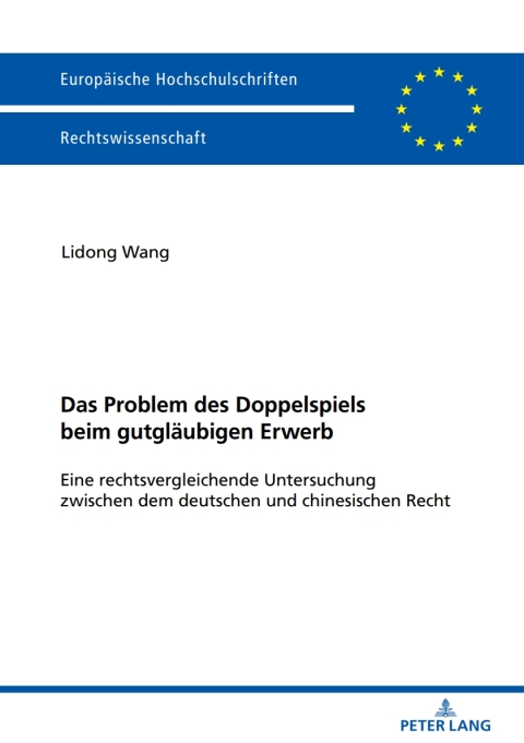 Cover image for book Das Problem des Doppelspiels beim gutglaeubigen Erwerb