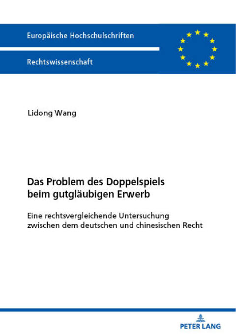 Cover image for book Das Problem des Doppelspiels beim gutglaeubigen Erwerb