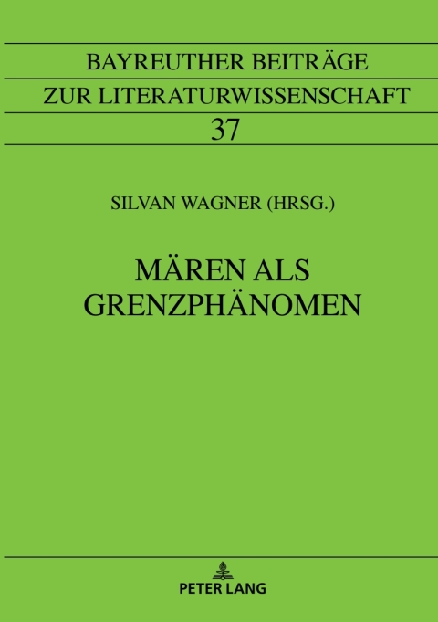 Cover image for book Maeren als Grenzphaenomen