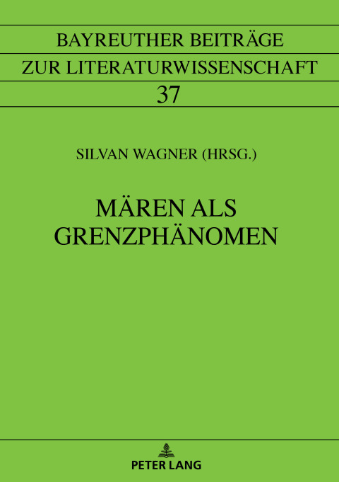 Cover image for book Maeren als Grenzphaenomen