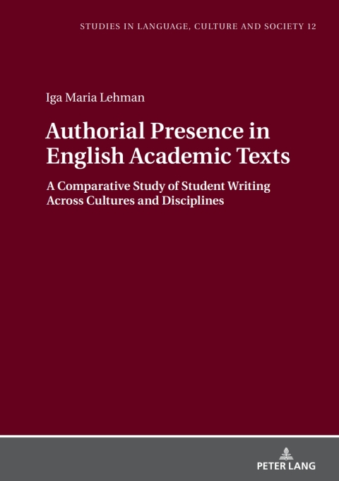Cover image for book Authorial Presence in English Academic Texts