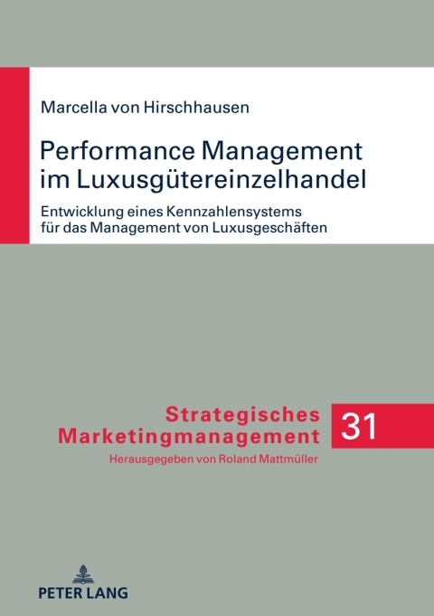 Cover image for book Performance Management im Luxusguetereinzelhandel