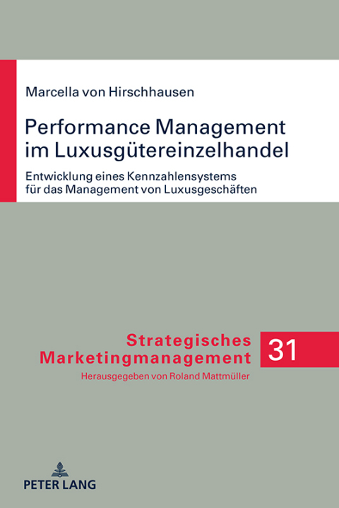 Cover image for book Performance Management im Luxusguetereinzelhandel