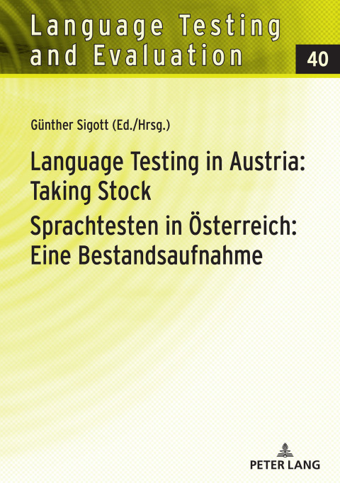 Cover image for book Language Testing in Austria: Taking Stock / Sprachtesten in Oesterreich: Eine Bestandsaufnahme