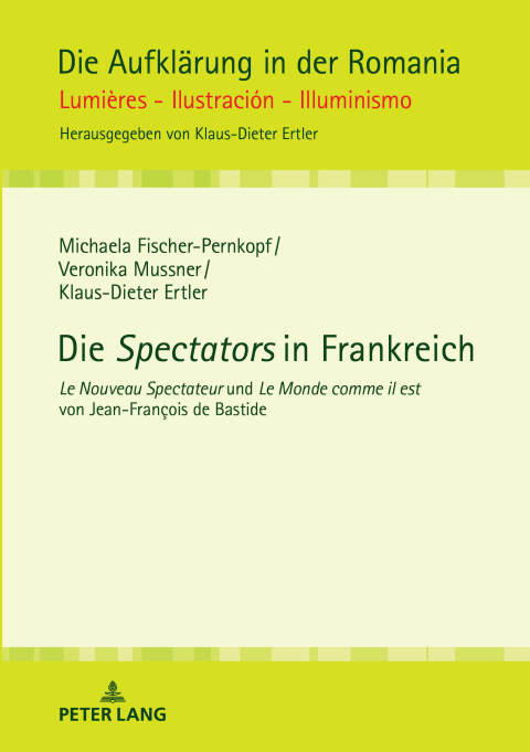 Cover image for book Die «Spectators» in Frankreich