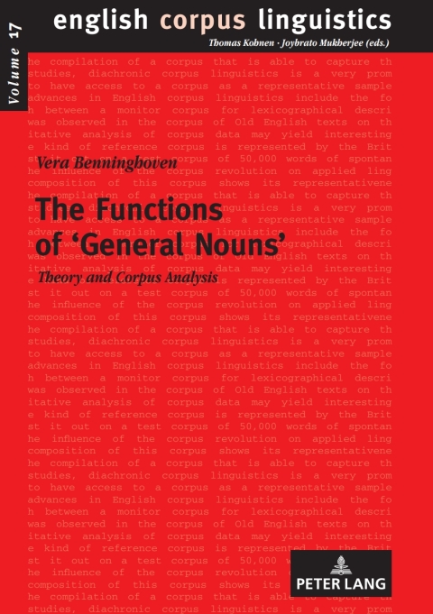 Cover image for book The Functions of ‹General Nouns›