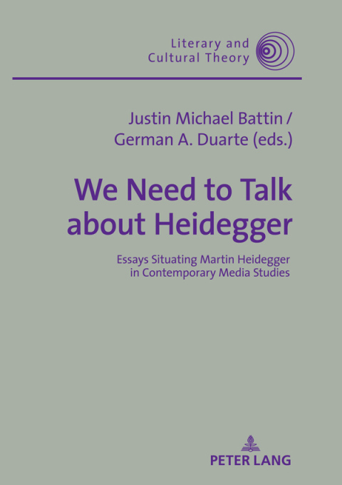 Cover image for book We Need to Talk About Heidegger