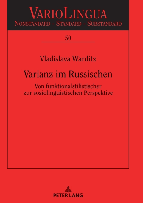 Cover image for book Varianz im Russischen