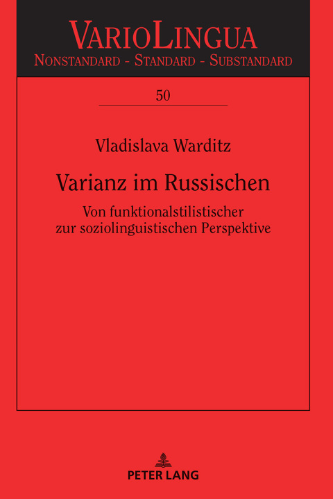 Cover image for book Varianz im Russischen