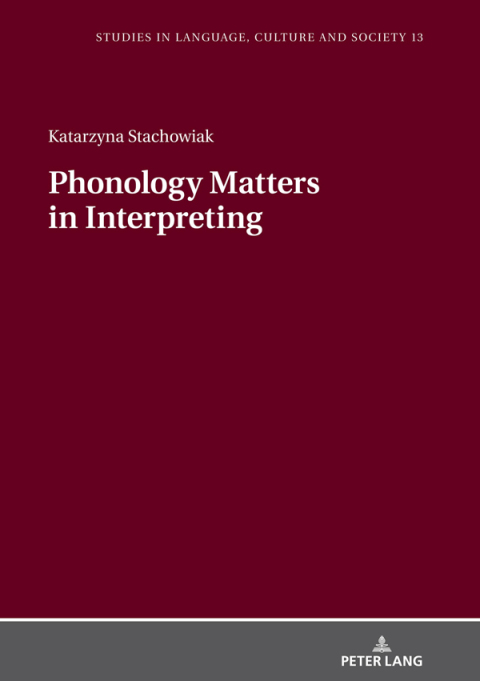Cover image for book Phonology Matters in Interpreting