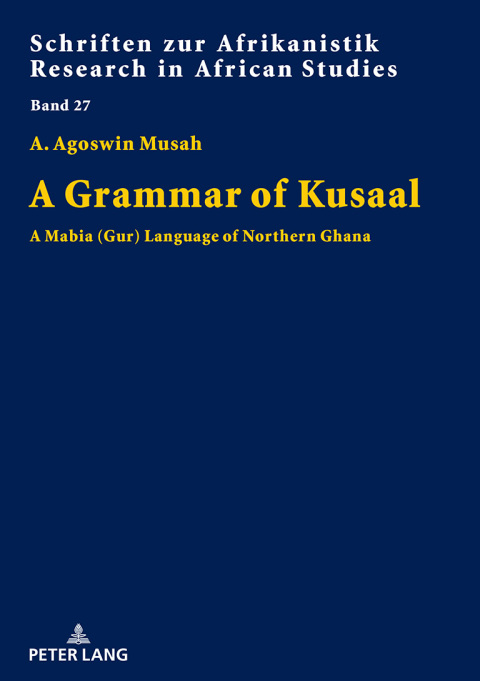 Cover image for book A Grammar of Kusaal