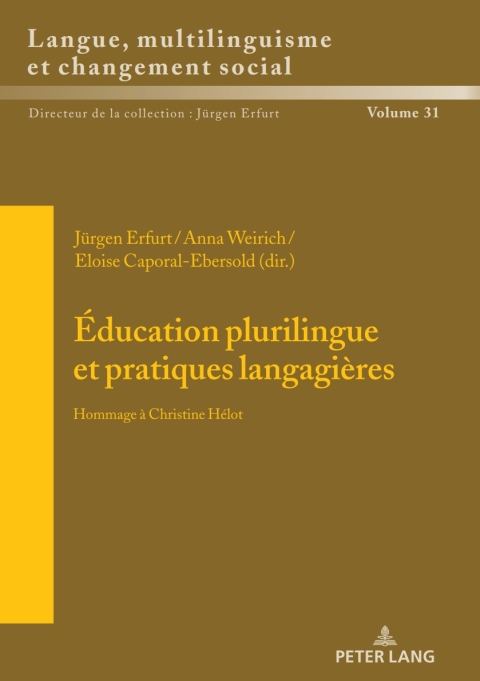 Cover image for book Éducation plurilingue et pratiques langagières