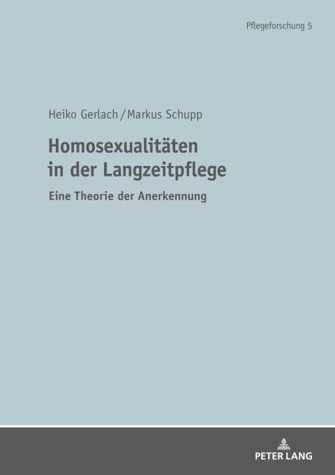 Cover image for book Homosexualitaeten in der Langzeitpflege
