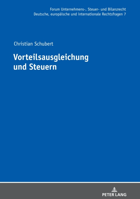 Cover image for book Vorteilsausgleichung und Steuern