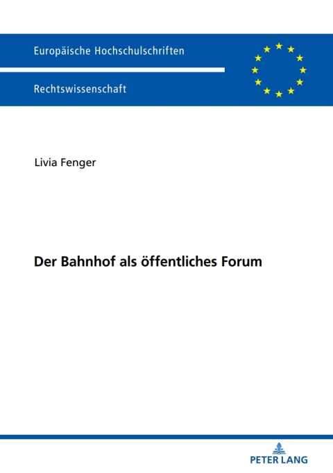 Cover image for book Der Bahnhof als oeffentliches Forum