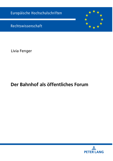 Cover image for book Der Bahnhof als oeffentliches Forum