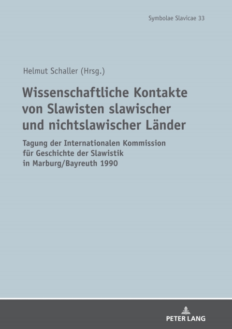 Cover image for book Wissenschaftliche Kontakte von Slawisten slawischer und nichtslawischer Laender