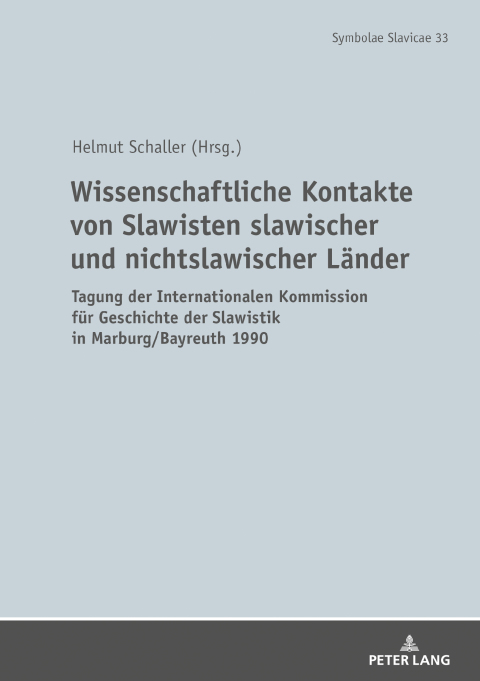 Cover image for book Wissenschaftliche Kontakte von Slawisten slawischer und nichtslawischer Laender
