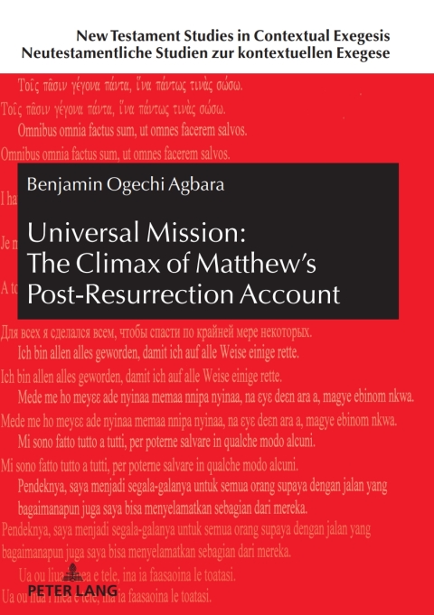 Cover image for book Universal Mission: The Climax of Matthew’s Post-Resurrection Account