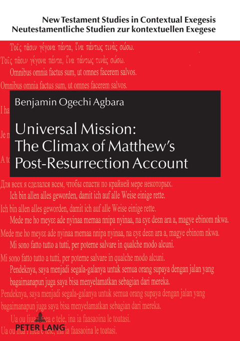 Cover image for book Universal Mission: The Climax of Matthew’s Post-Resurrection Account