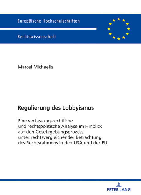Cover image for book Regulierung des Lobbyismus