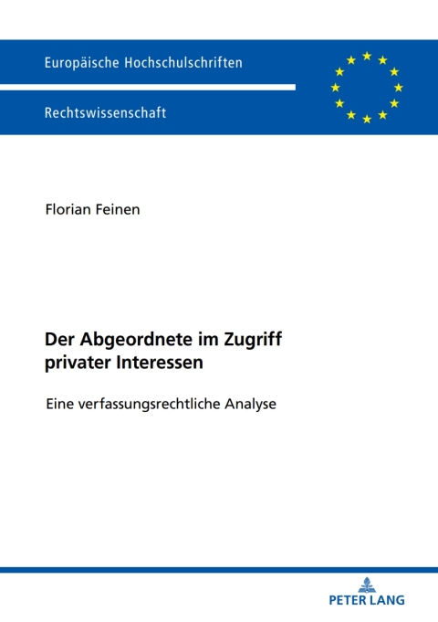 Cover image for book Der Abgeordnete im Zugriff privater Interessen