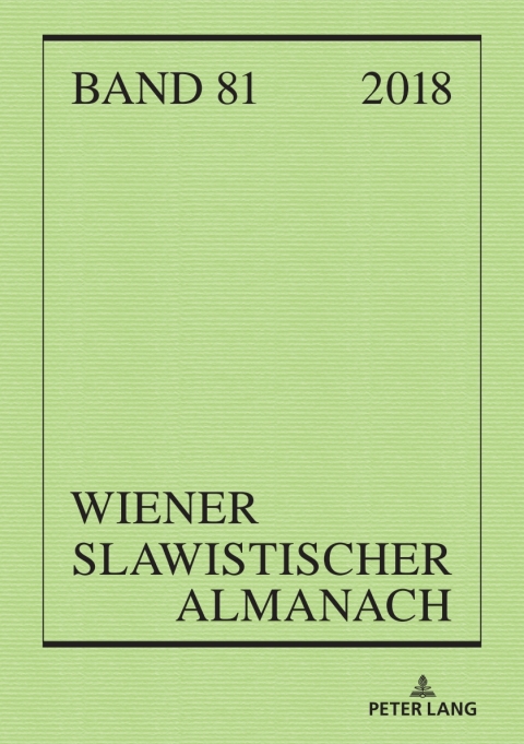 Cover image for book Wiener Slawistischer Almanach Band 81/2018