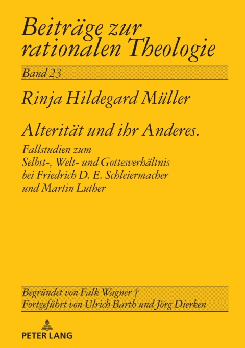 Cover image for book Alteritaet und ihr Anderes