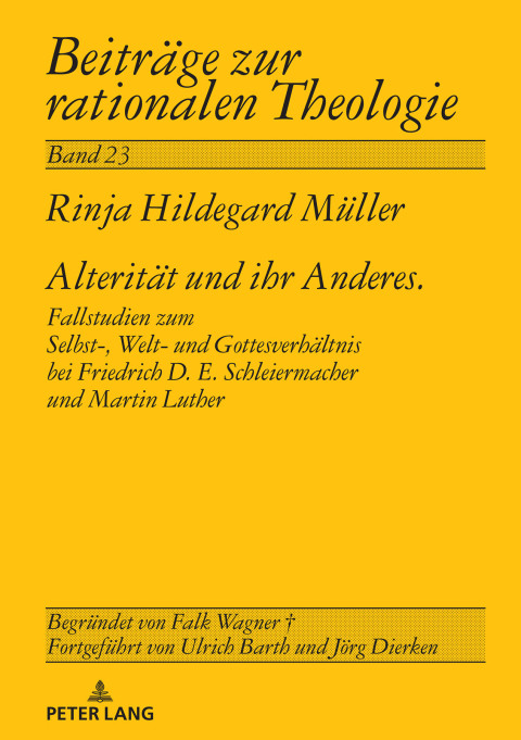 Cover image for book Alteritaet und ihr Anderes